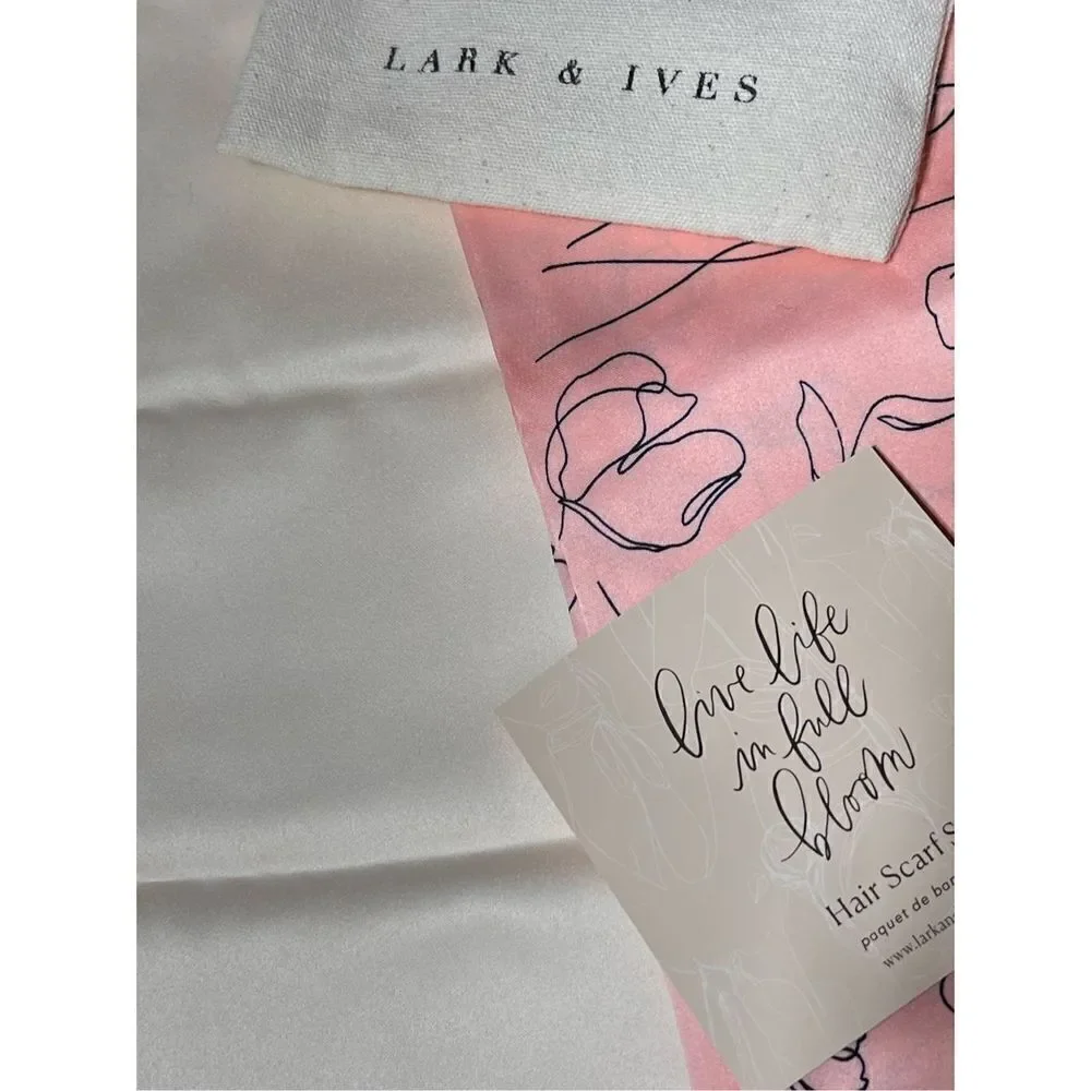 Lark & Ives NWT Silky Hair Scarf Set